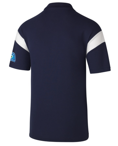 2024 North Melbourne Puma Mens Team Polo (Navy-Surf)