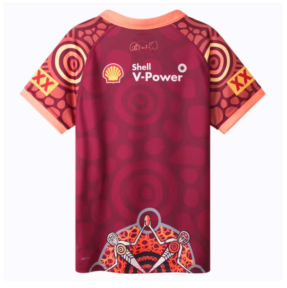 2024 QLD Maroons Puma Jersey Indigenous Replica