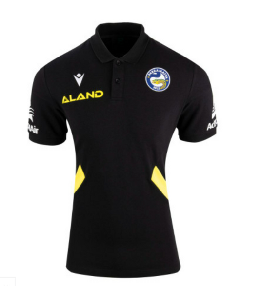 Parramatta Eels Mens Macron Travel Polo