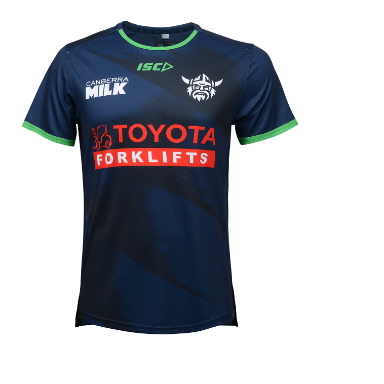 Canberra Raiders Mens Training Tee Navy