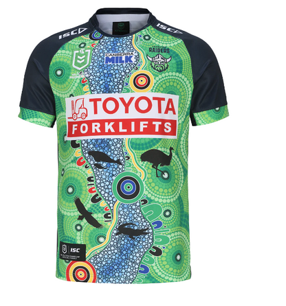 Canberra Raiders Mens Replica Indigenous Jersey