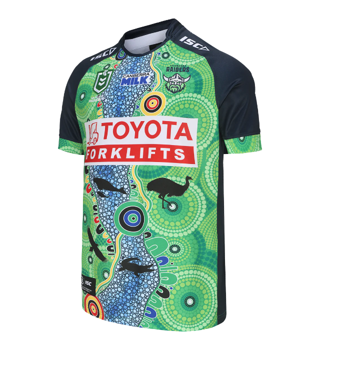 Canberra Raiders Mens Replica Indigenous Jersey