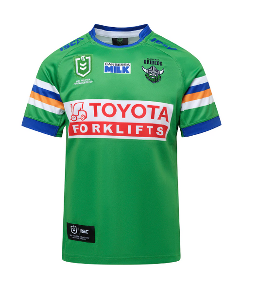 Canberra Raiders Kids Replica Home Jersey