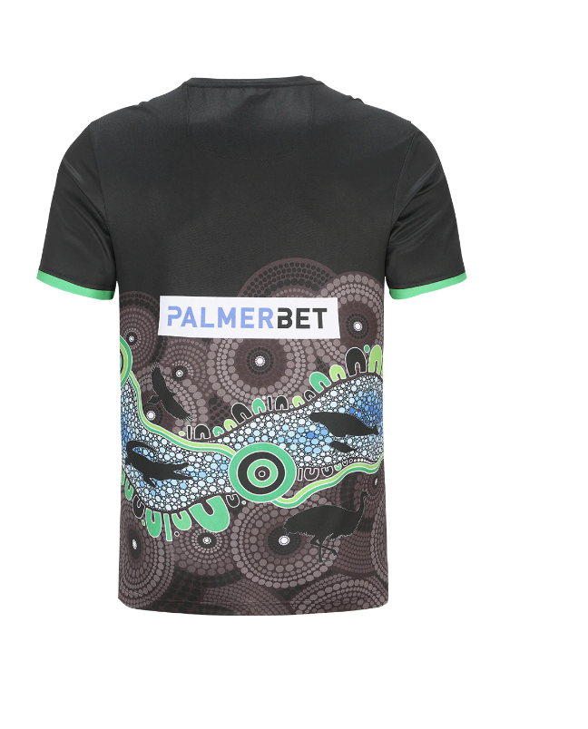 Canberra Raiders Mens Indigenous Run Out Tee