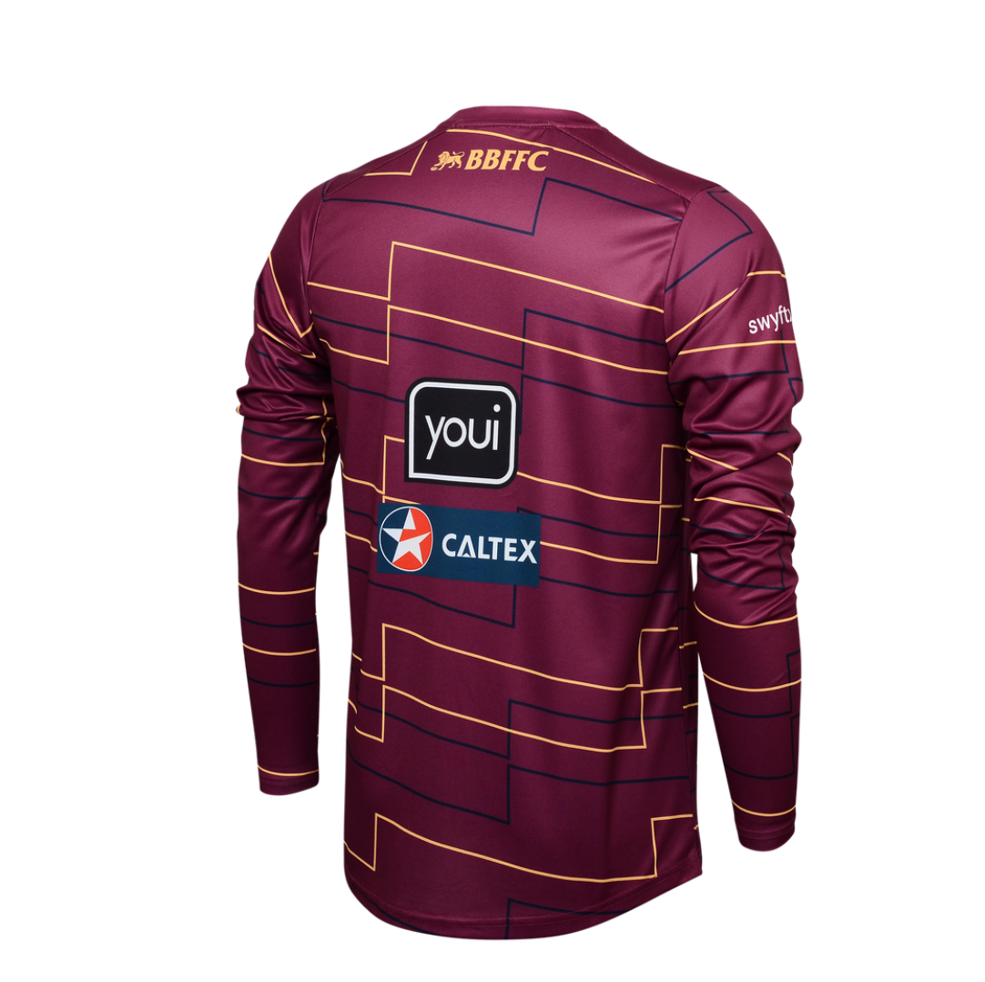 Brisbane Lions AFL Long Sleeve Training Tee - Mens