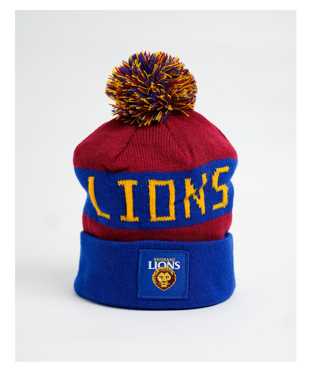 Brisbane Lions Bar Beanie