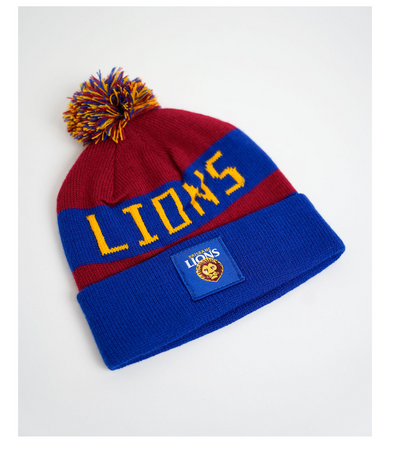 Brisbane Lions Bar Beanie