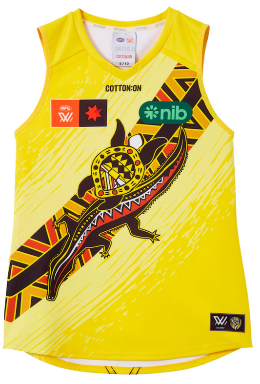 Richmond Tigers AFLW Womens Indigenous Guernsey