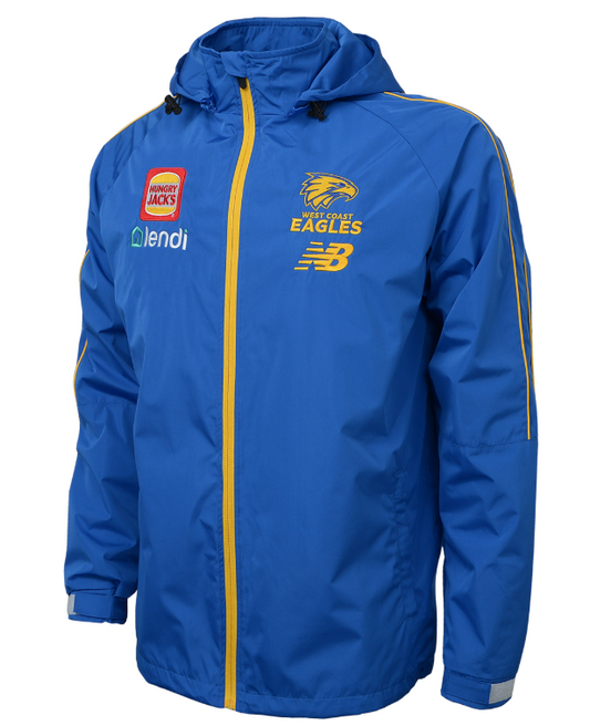 West Coast Eagles New Balance Youth Fusion Spray Jacket