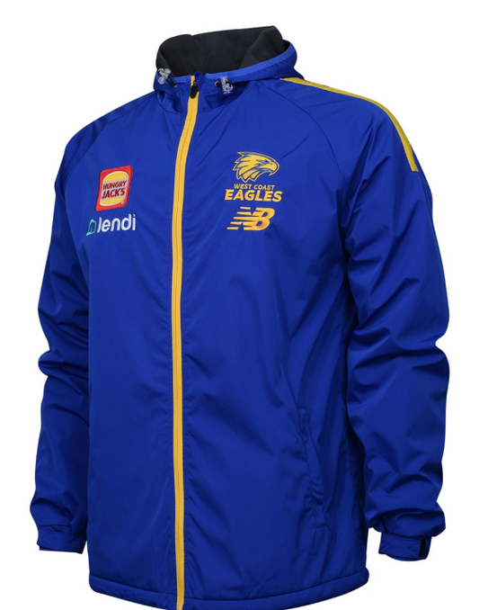 West Coast Eagles Mens New Balance Winter Jacket Royal (2024)