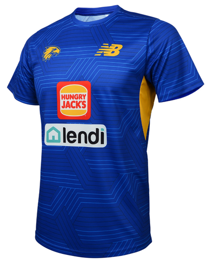 West Coast Eagles New Balance Youth Training Tee Royal