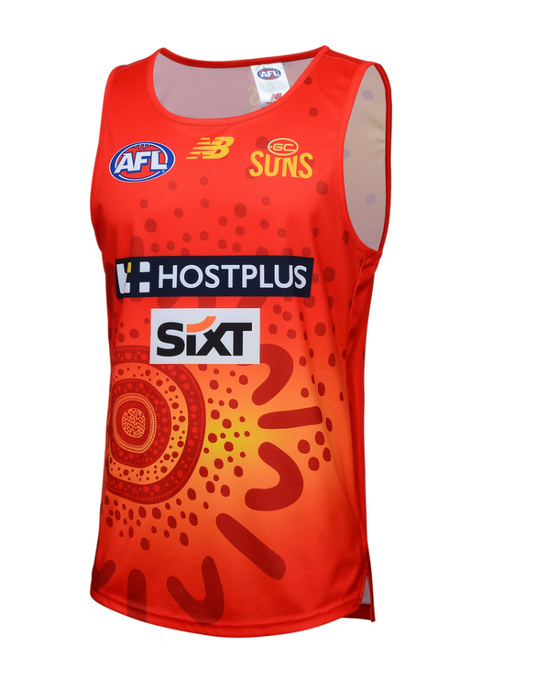 Gold Coast Suns Mens Training Singlet