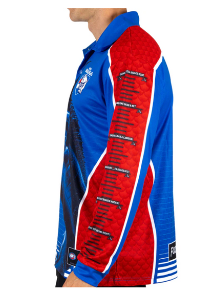 Western Bulldogs 2025 Footy n Fishing Shirt