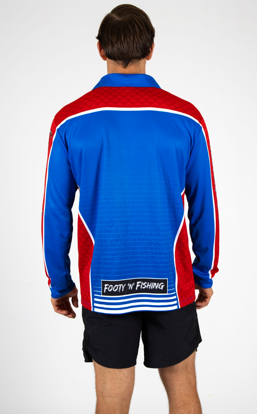 Western Bulldogs 2025 Footy n Fishing Shirt