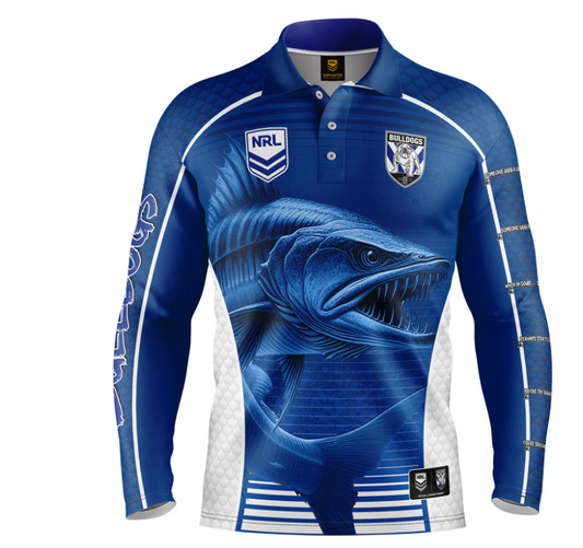 Canterbury Bankstown Bulldogs 2025 'Barracuda' Fishing Shirt