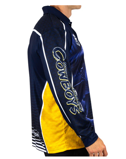 North Queensland Cowboys 2025 'Barracuda' Fishing Shirt