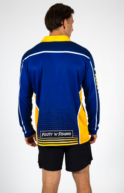 Parramatta Eels 2025 Mens 'Barracuda' Fishing Shirt