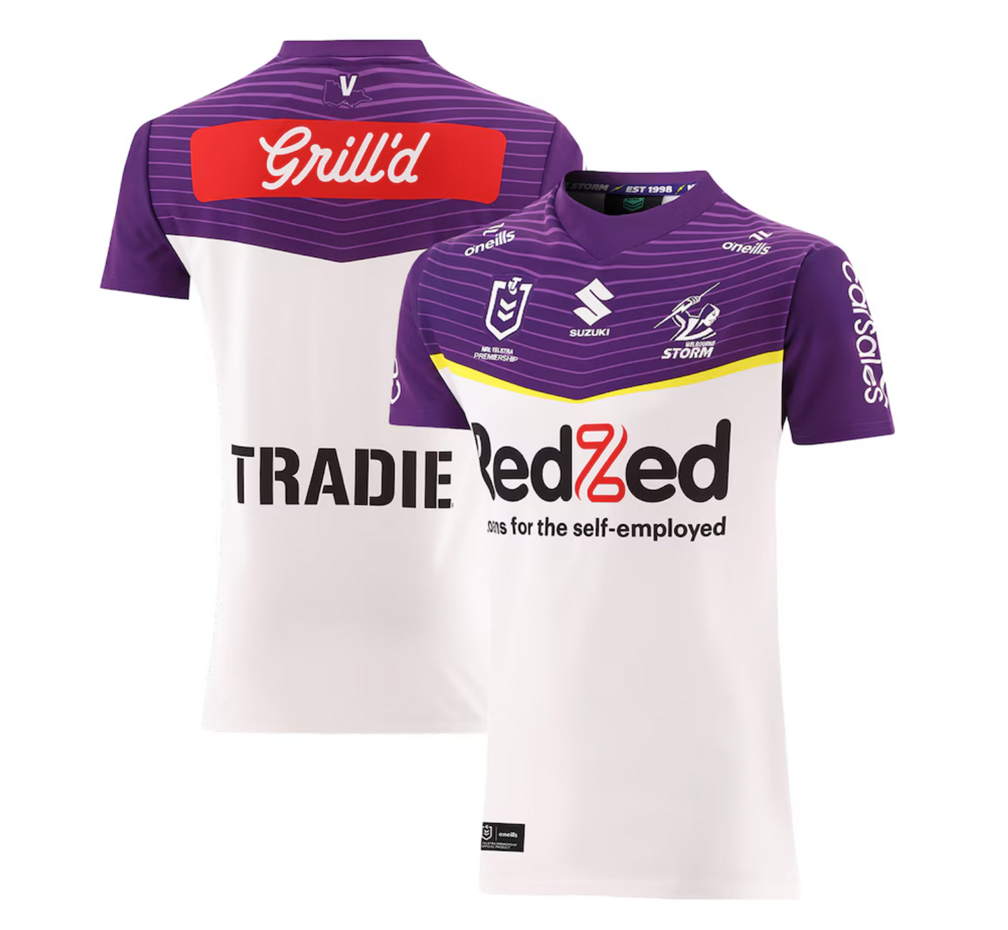 Melbourne Storm O'Neills 2025 Replica Away Jersey - Mens