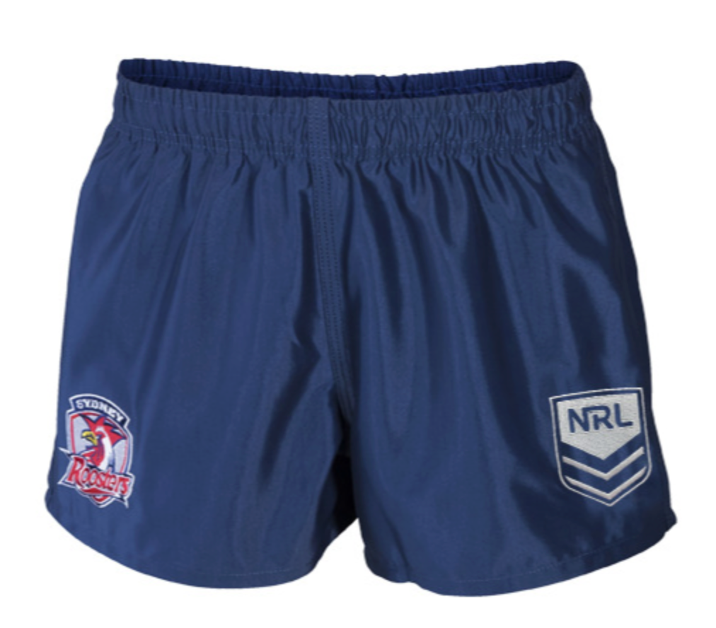 Sydney Roosters Mens Away Clean Strip Supporter Shorts