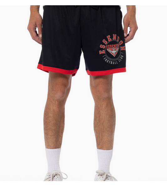 Essendon Bombers Youth Basketball Mesh Shorts