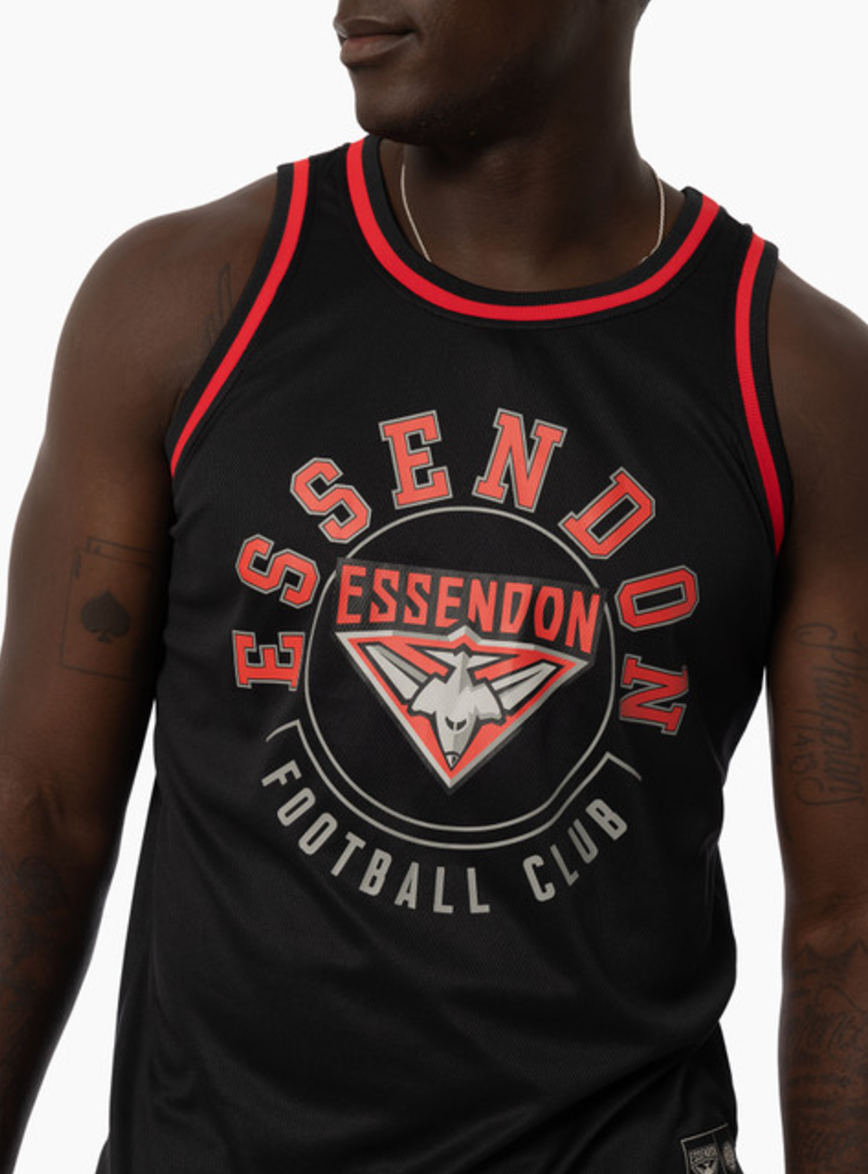 Essendon Bombers Youth Basketball Mesh Singlet