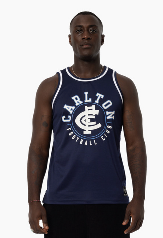 Carlton Blues Youths Basketball Singlet