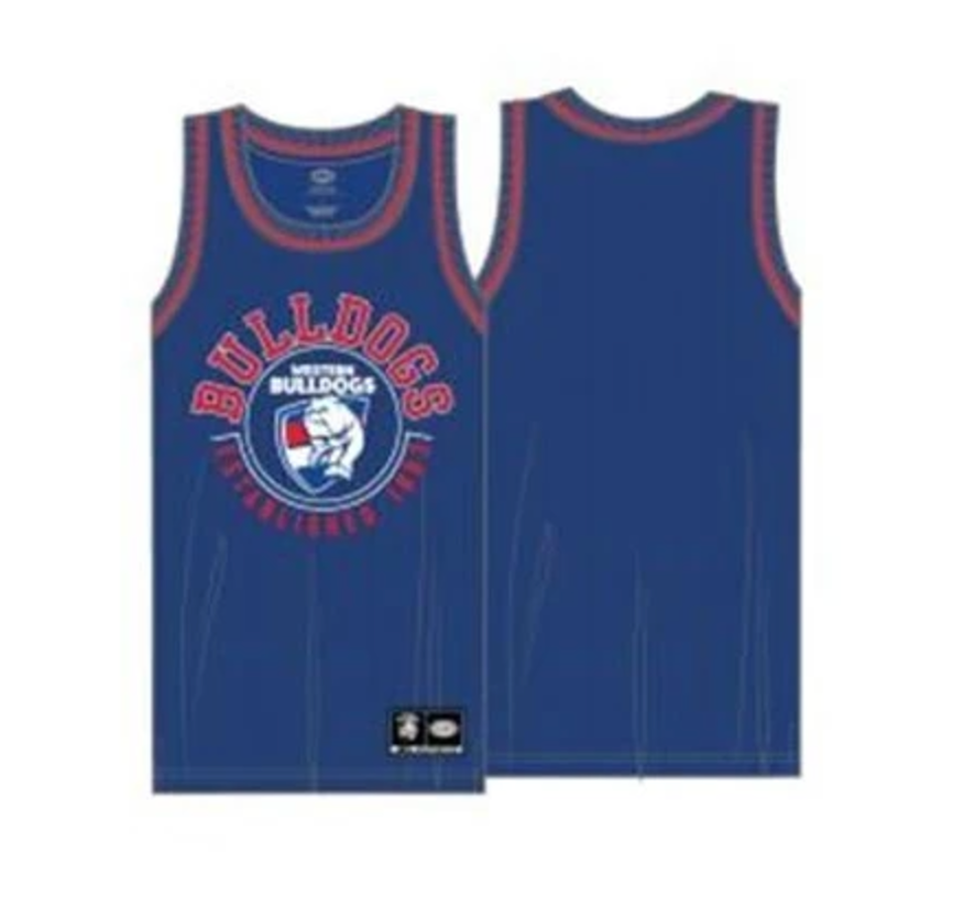 Western Bulldogs Youth Basketball Mesh Singlet