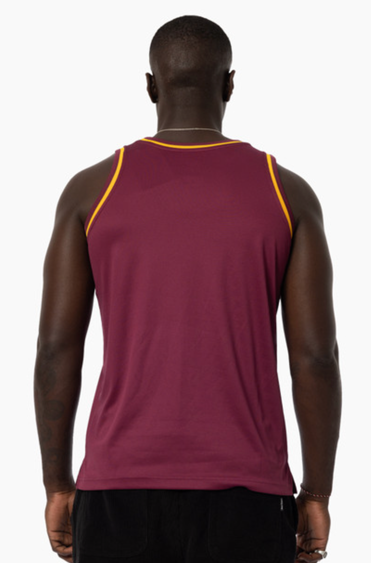 Brisbane Lions Youth Basketball Mesh Singlet