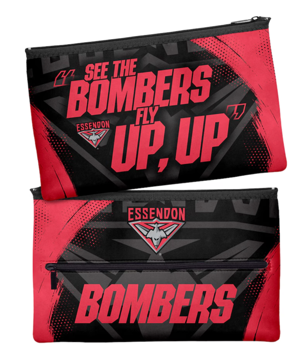 Essendon Bombers Large Pencil Case