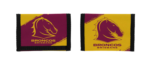 Brisbane Broncos Velcro Wallet