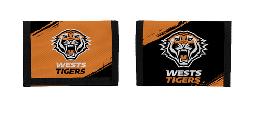 Wests Tigers Velcro Wallet