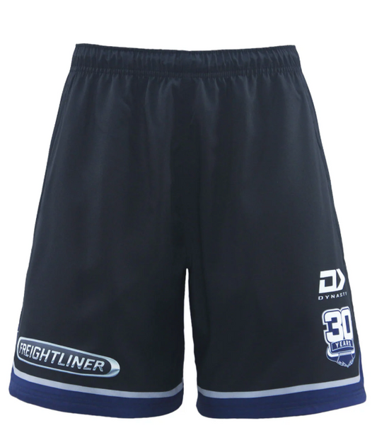 North Queensland Cowboys Mens 2025 Gym Shorts Black