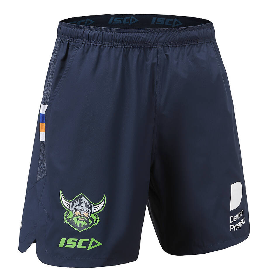 Canberra Raiders Mens ISC Training Shorts Navy