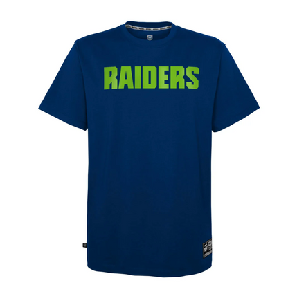 Canberra Raiders Mens Wordmark Tee