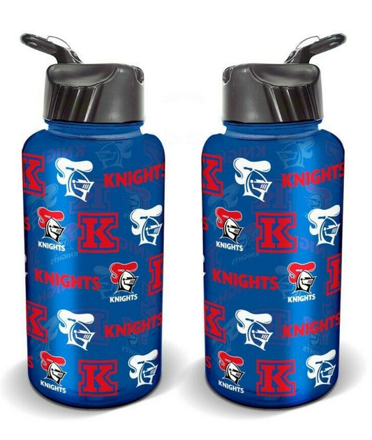 Newcastle Knights 1L Flip Lid Water Bottle