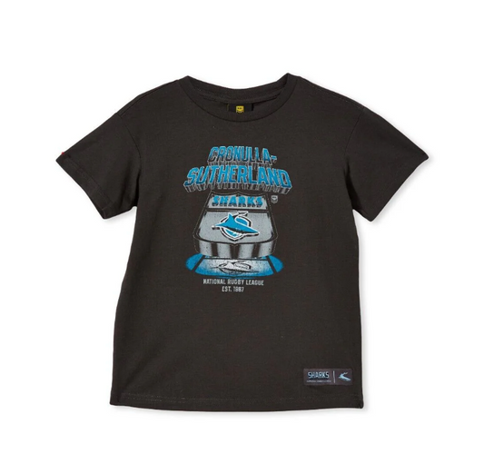 Cronulla Sharks Mens Retro Tee