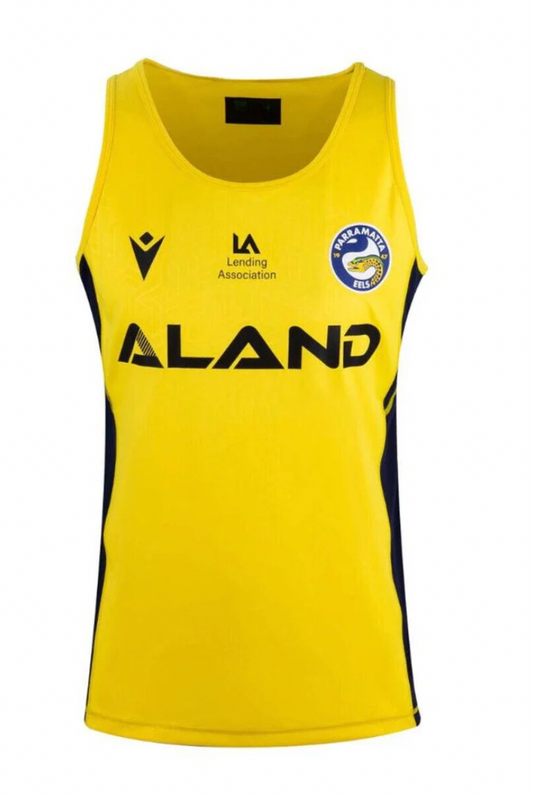 Parramatta Eels Mens Training Singlet (Yellow)