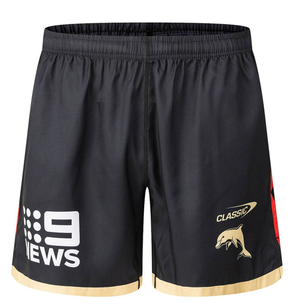 Redcliffe Dolphins Mens 2025 Preformance Gym Shorts