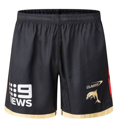 Redcliffe Dolphins Mens 2025 Preformance Gym Shorts