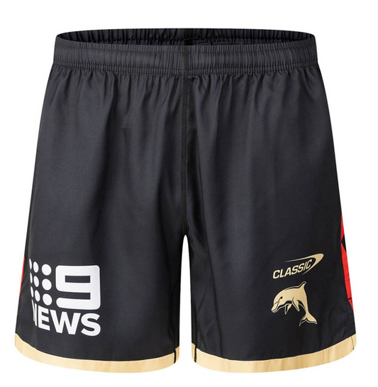 Redcliffe Dolphins Mens 2025 Preformance Gym Shorts