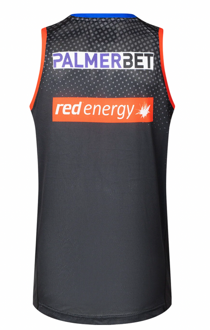 Newcastle Knights Mens Pro Training Singlet (Black)