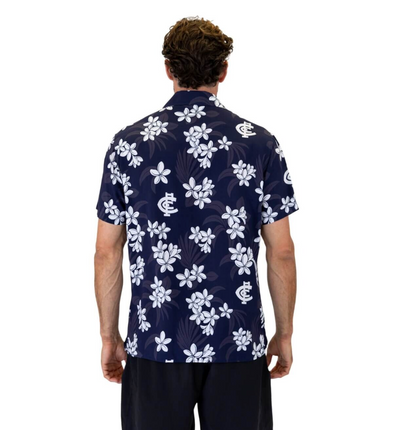 Carlton Blues Mens Reef Hawaiian Shirt
