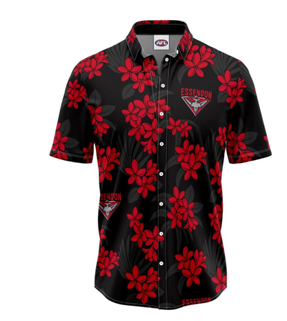 Essendon Bombers Mens Reef Hawaiian Shirt