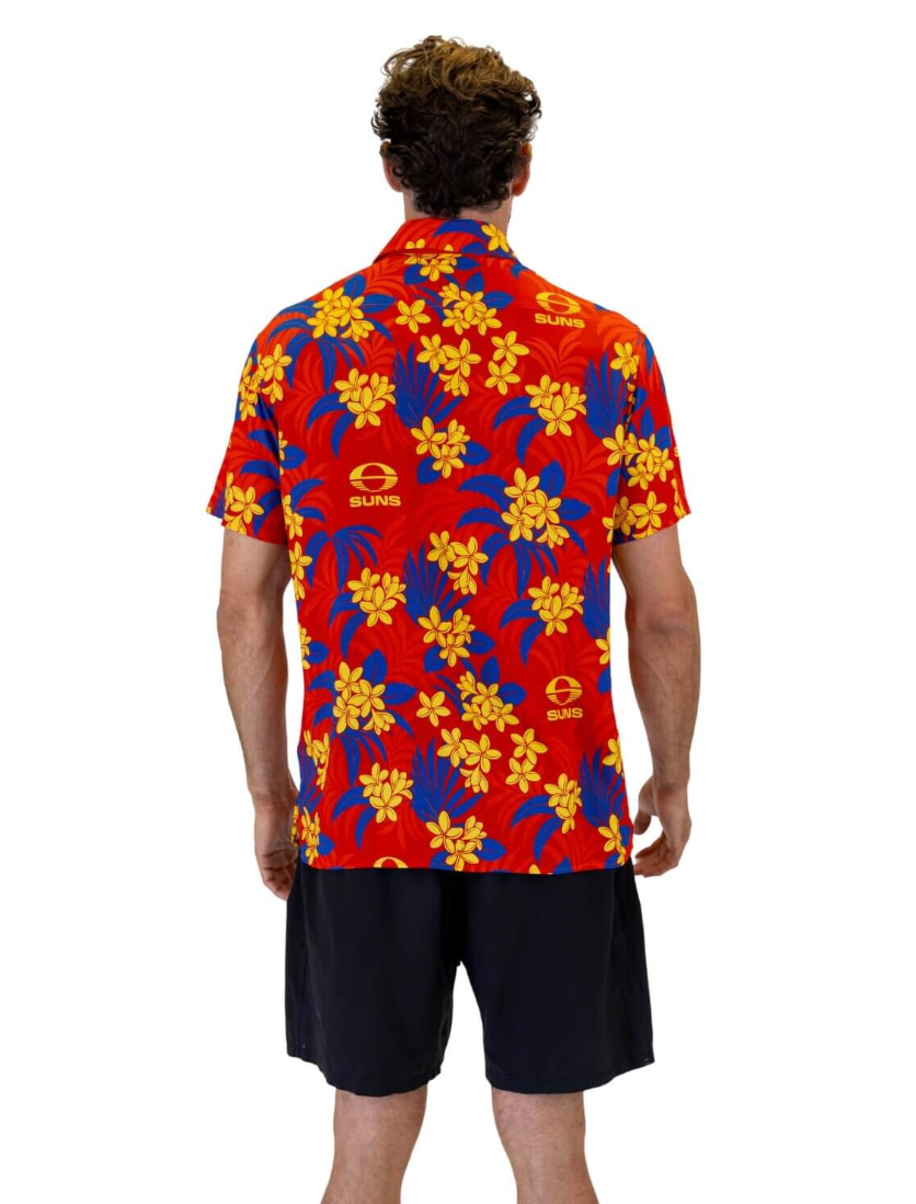 Gold Coast Suns Mens Reef Hawaiian Shirt