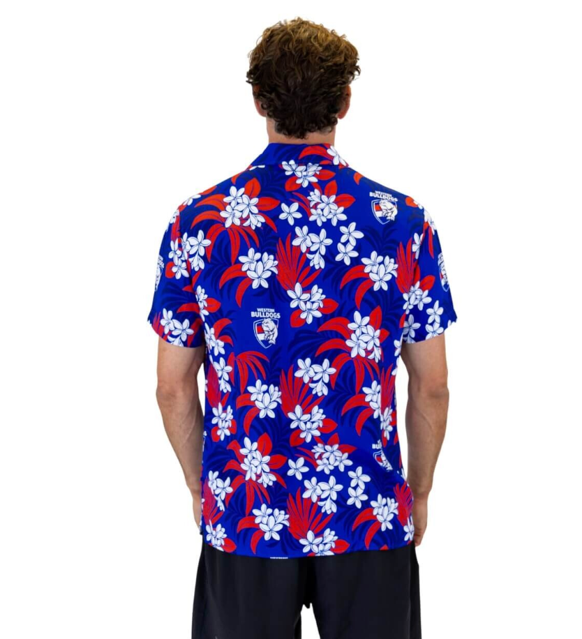 Western Bulldogs Mens Reef Hawaiian Shirt