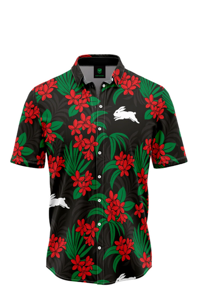 Rabbitohs Mens Reef Hawaiian Shirts