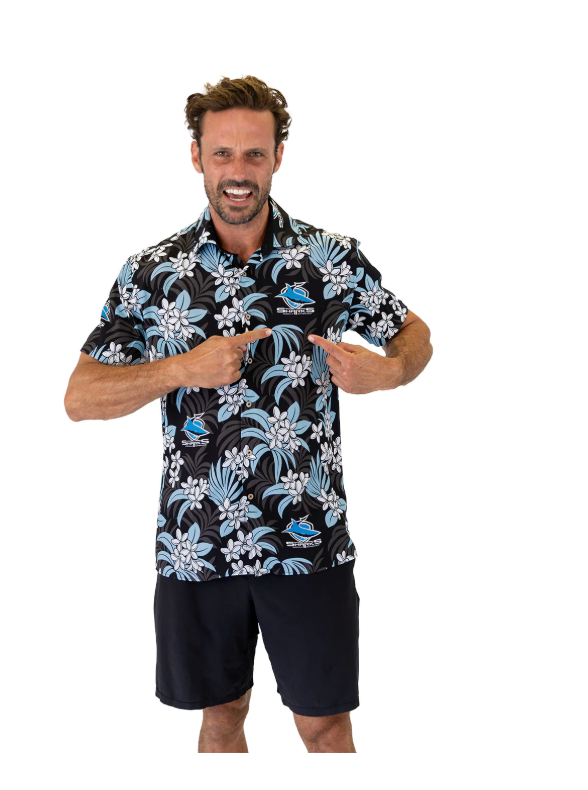 Sharks Mens Reef Hawaiian Shirt