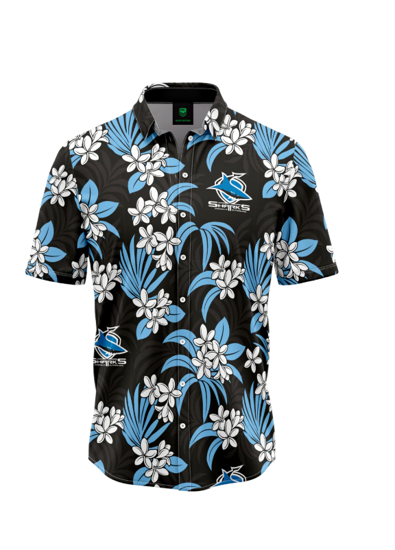 Sharks Mens Reef Hawaiian Shirt
