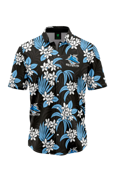Sharks Mens Reef Hawaiian Shirt