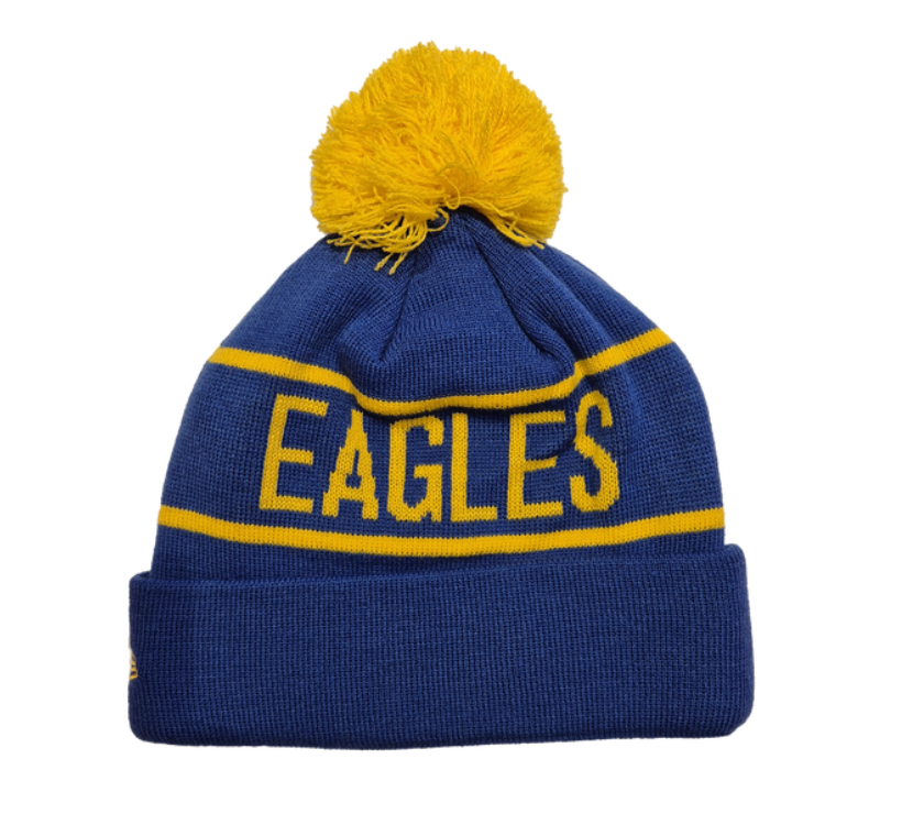 West Coast Eagles New Era Pom Beanie